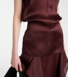 Khaite Toma silk minidress