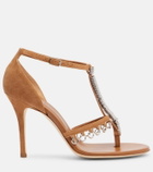 Christopher Esber Ludo embellished suede sandals