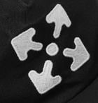 Off-White - Logo-Embroidered Cotton-Twill Baseball Cap - Black