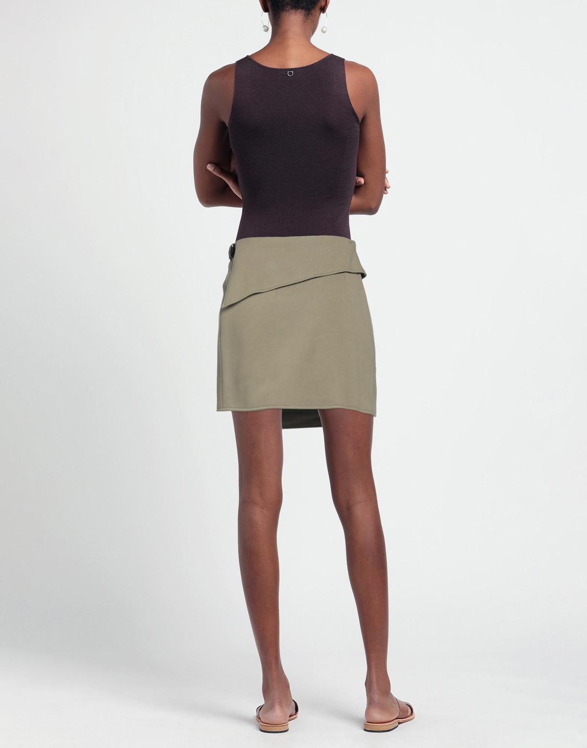 Jijil Womens Mini skirt Khaki