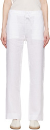 Gabriela Coll Garments White No.198 Trousers
