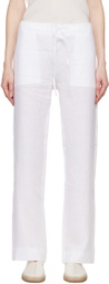 Gabriela Coll Garments White No.198 Trousers