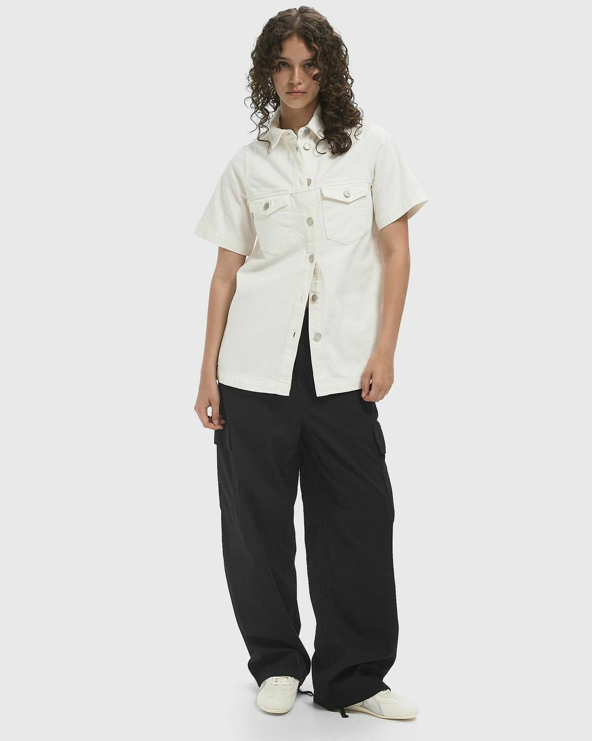 Envii ENMASS SS SHIRT Beige Womens Shirts & Blouse