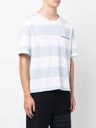 THOM BROWNE - Striped Cotton T-shirt