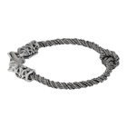 Emanuele Bicocchi Silver Twisted Knot Bracelet