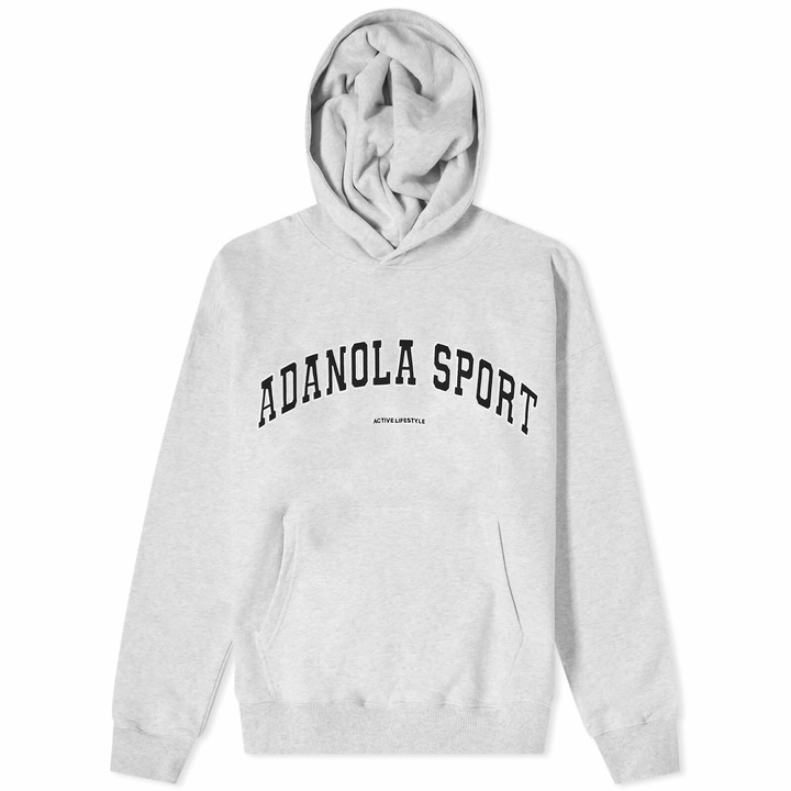 Photo: Adanola Women's Oversized AS Logo Hoody in Light Grey Melange