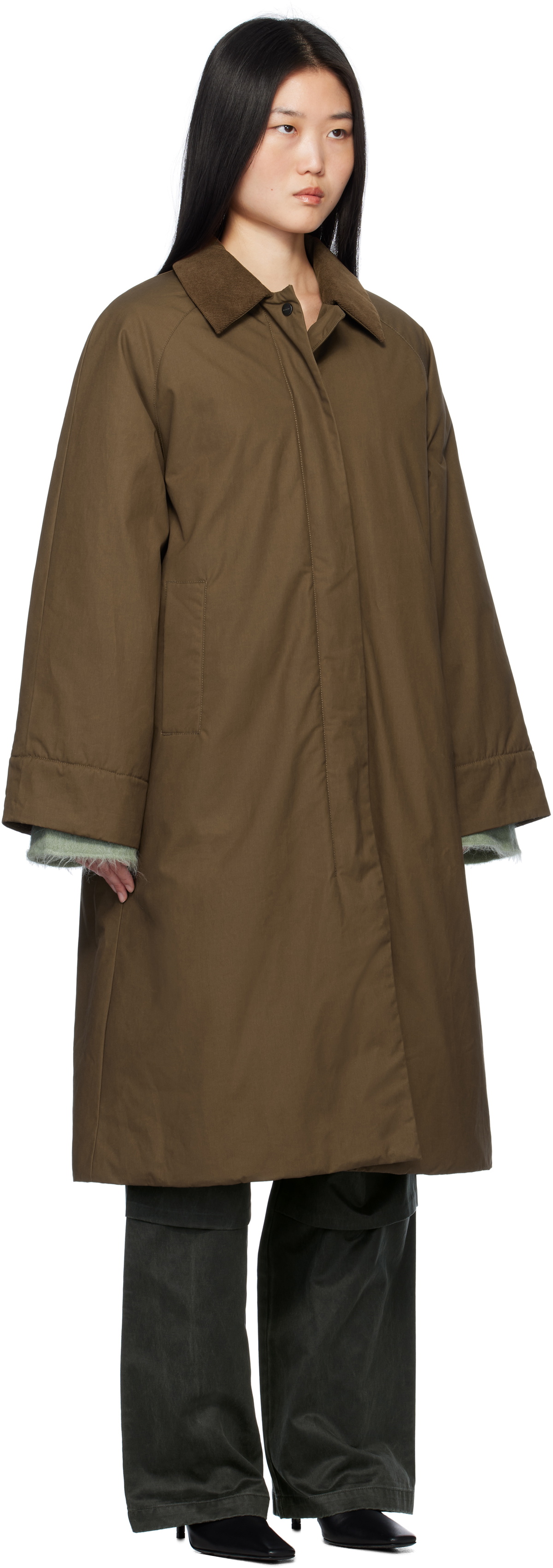 Holzweiler Brown Debbie Oil Coat
