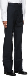 UNIFORME Deep Cuffs Wide Chino Trousers