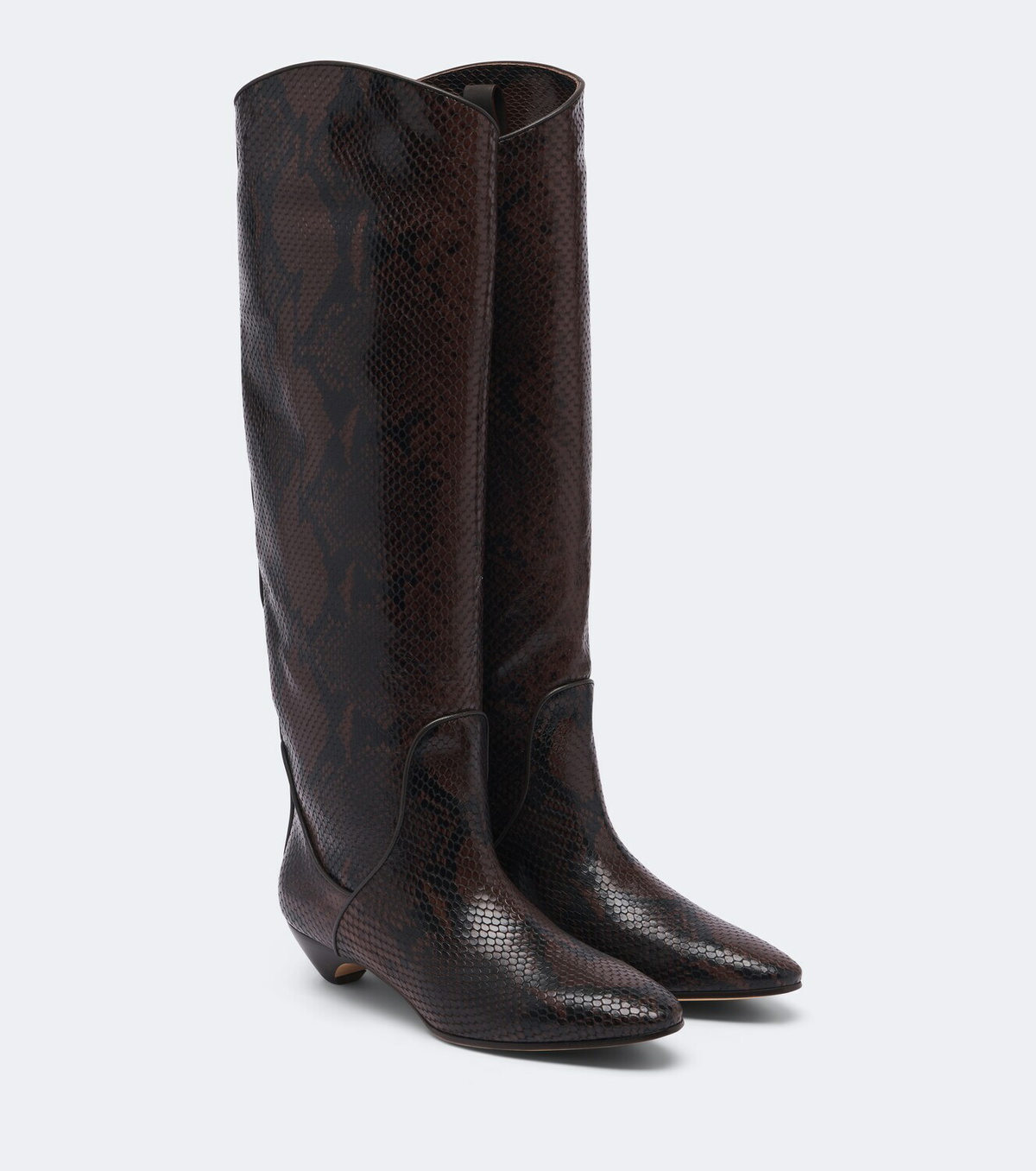 Le Monde Béryl Allegra leather knee-high boots