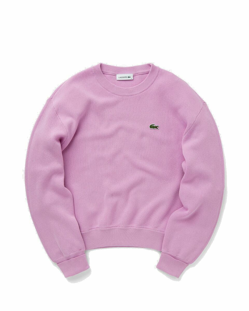 Photo: Lacoste Pullover Pink - Womens - Sweatshirts