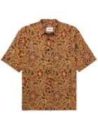 NANUSHKA - Alain Printed Linen-Blend Shirt - Brown