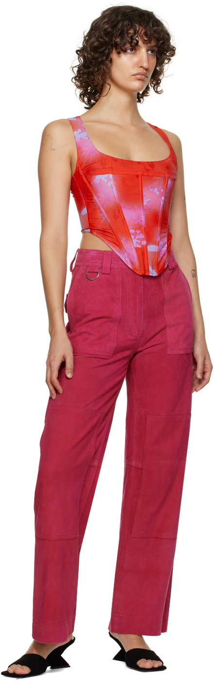 Miaou Red Campbell Corset