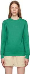 C.P. Company Green Embroidered Sweatshirt