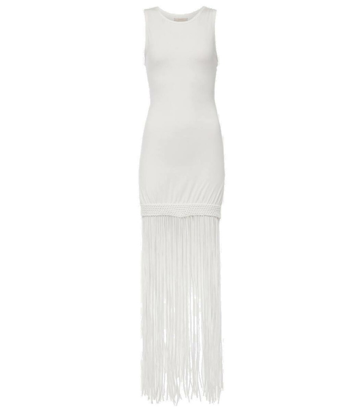 Photo: Faithfull Maceio fringed cotton minidress