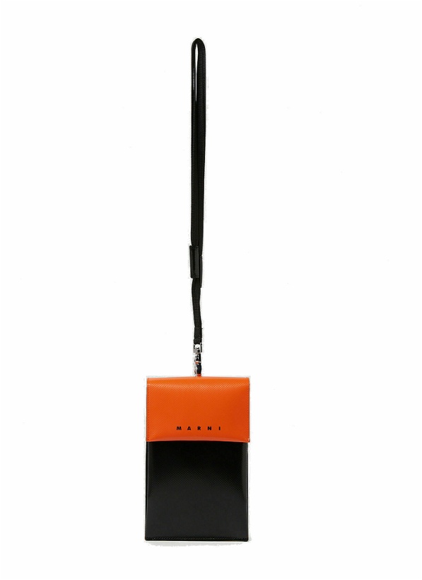 Photo: Two Tone Phone Holder in Orange