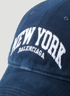 New York Logo Baseball Cap in Blue