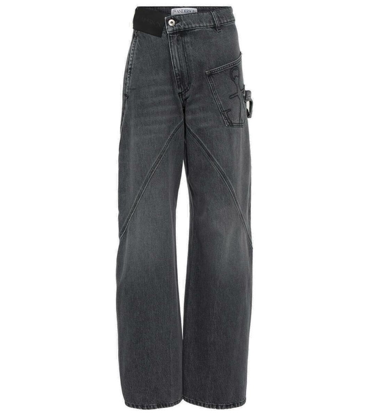 Photo: JW Anderson Twisted high-rise straight jeans
