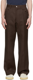 Second/Layer SSENSE Exclusive Brown Valluco Trousers