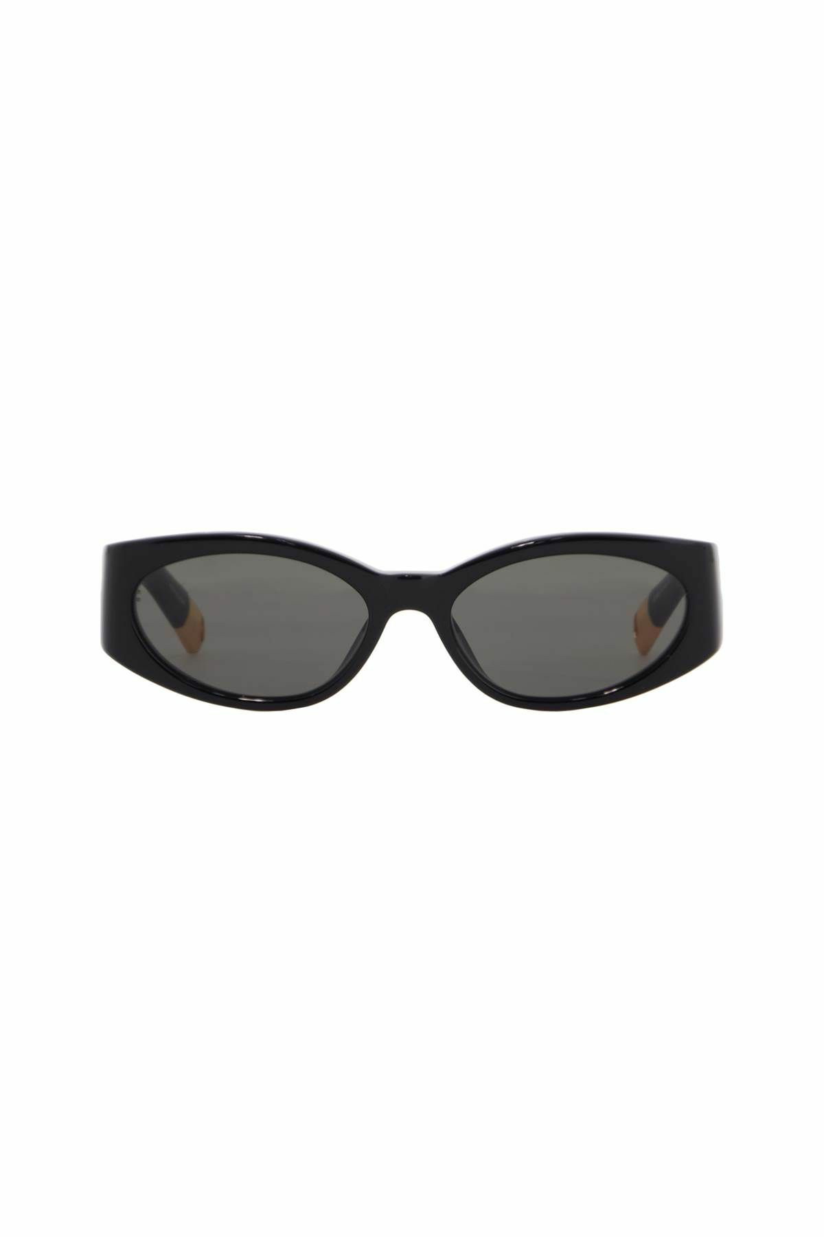 JACQUEMUS oval sunglasses for stylish sun Black Jacquemus