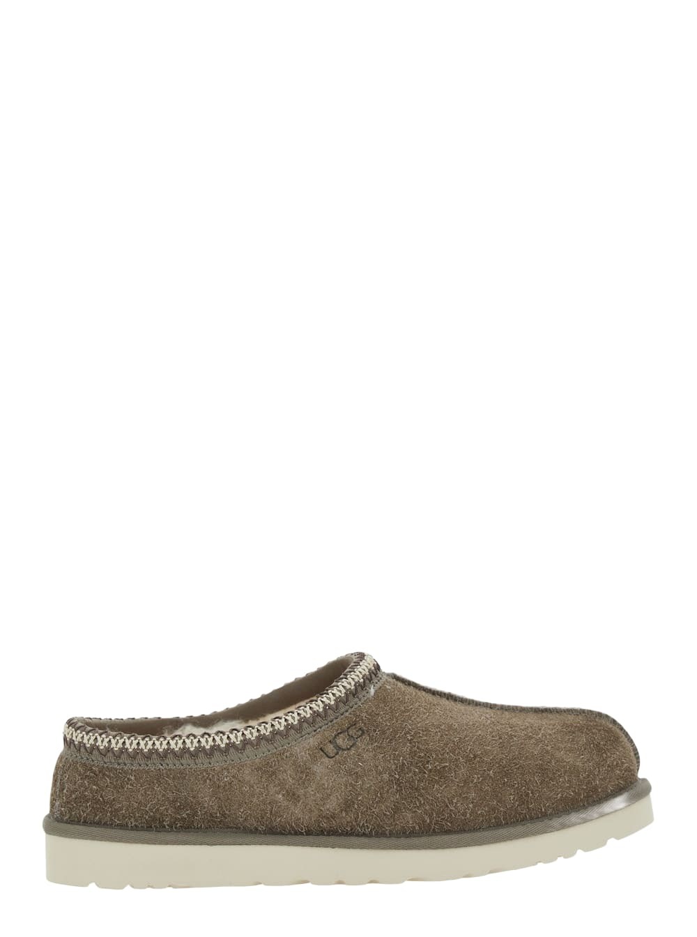 UGG tasman Beige Mule With Raised Sole In Suede Man Ugg