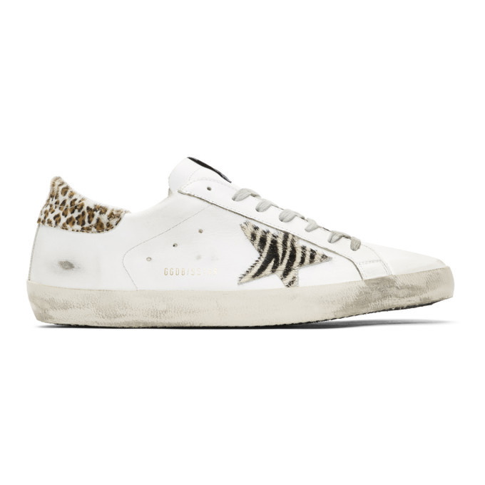 Photo: Golden Goose White Wild Superstar Sneakers