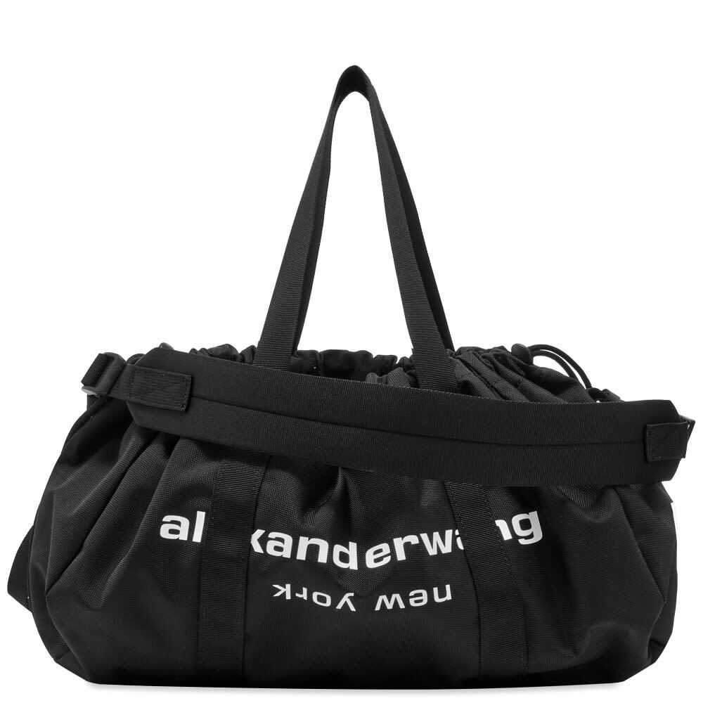 バッグ ALEXANDER WANG Alexander Wang Punch logo-embossed Leather Tote Bag | Black