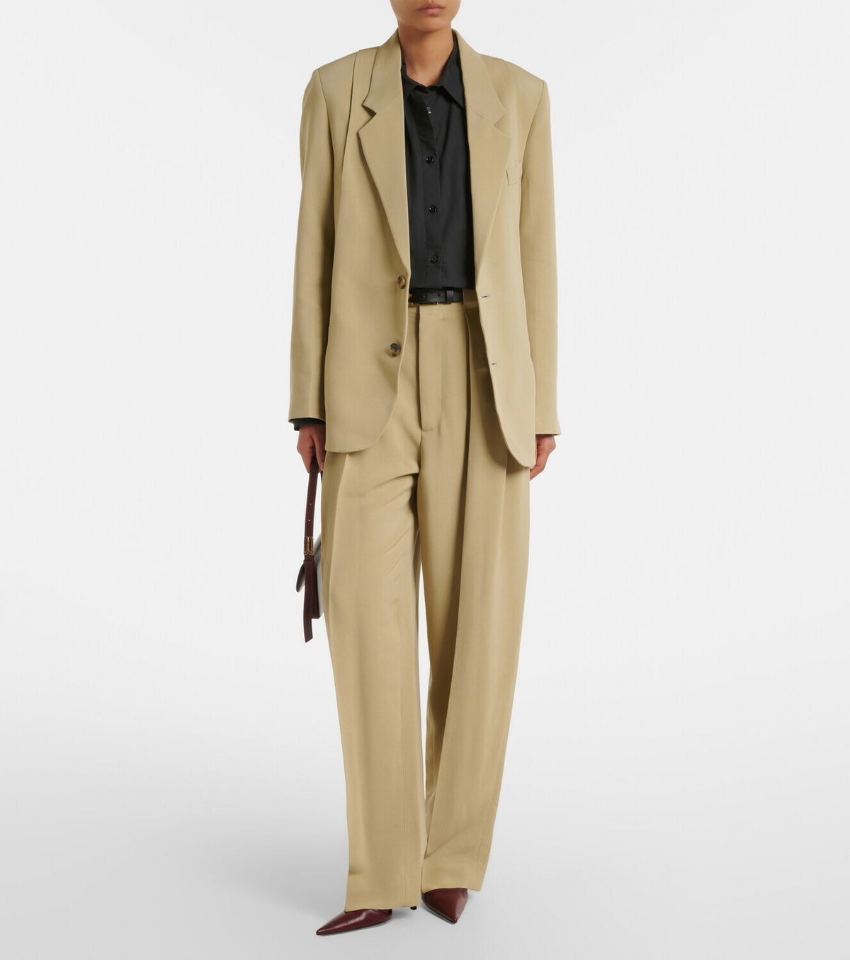 Victoria Beckham Pleated tapered pants