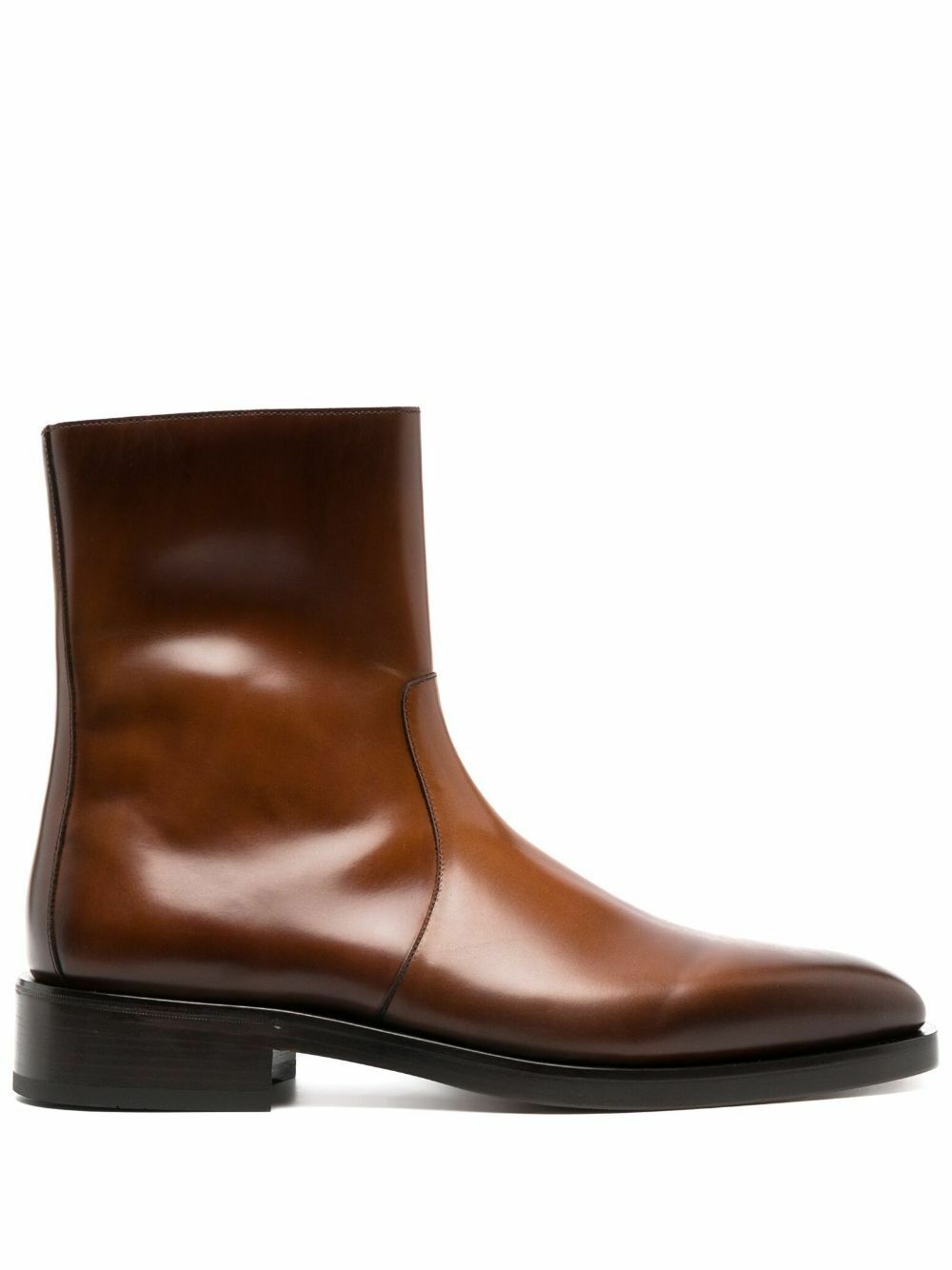 FERRAGAMO - Leather Boot Salvatore Ferragamo