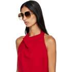 Fendi Gold FF Diamonds Sunglasses