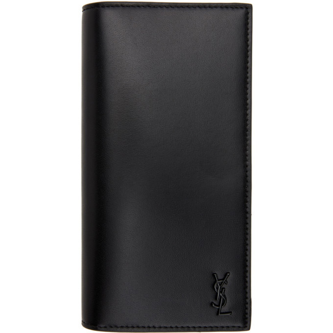 Photo: Saint Laurent Black Tiny Monogramme Continental Wallet