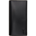 Saint Laurent Black Tiny Monogramme Continental Wallet