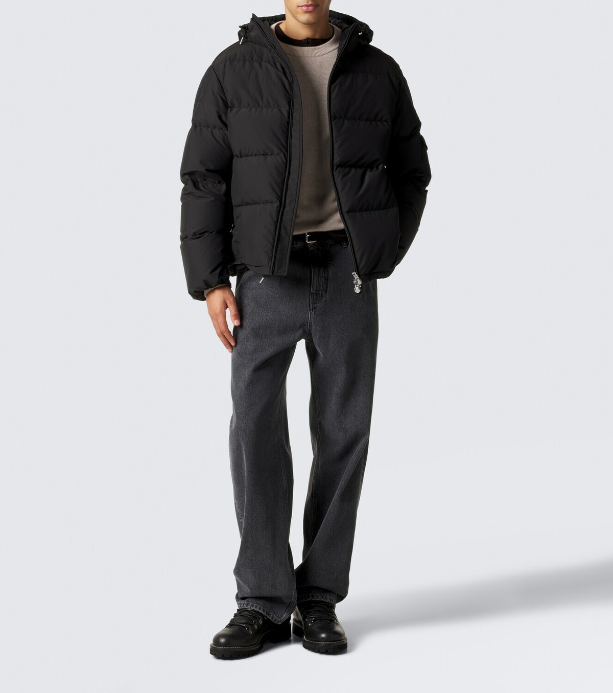 Moncler Himalaya hooded cotton-blend down jacket