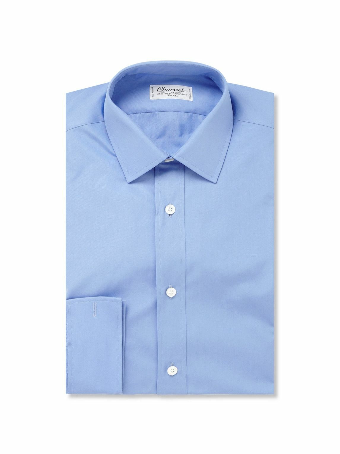 Photo: Charvet - Blue Cotton Shirt - Blue