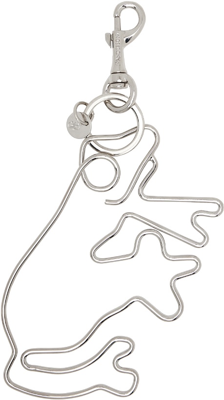 Photo: JW Anderson Silver Frog Outline Keychain