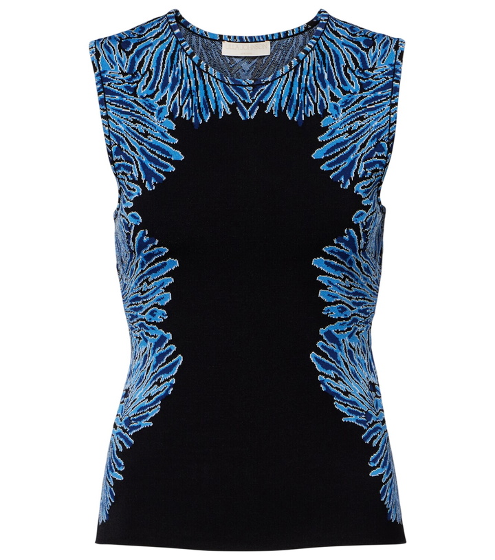 Photo: Ulla Johnson Aylin knitted jacquard tank top