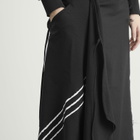 Y-3 Women's 3-Stripe Midi Skirt in Black