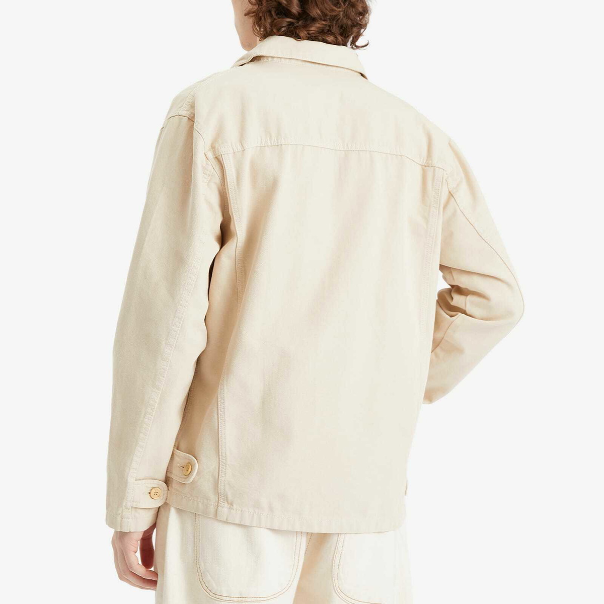 Armor-Lux Men's Fisherman Chore Jacket in Oyster