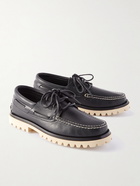 Officine Creative - Heritage Leather Boat Shoes - Black