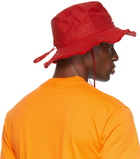 Jacquemus Red La Montagne 'Le Bob Artichaut' Bucket Hat