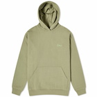 Dime Men's Classic Small Logo Hoodie in Army Green