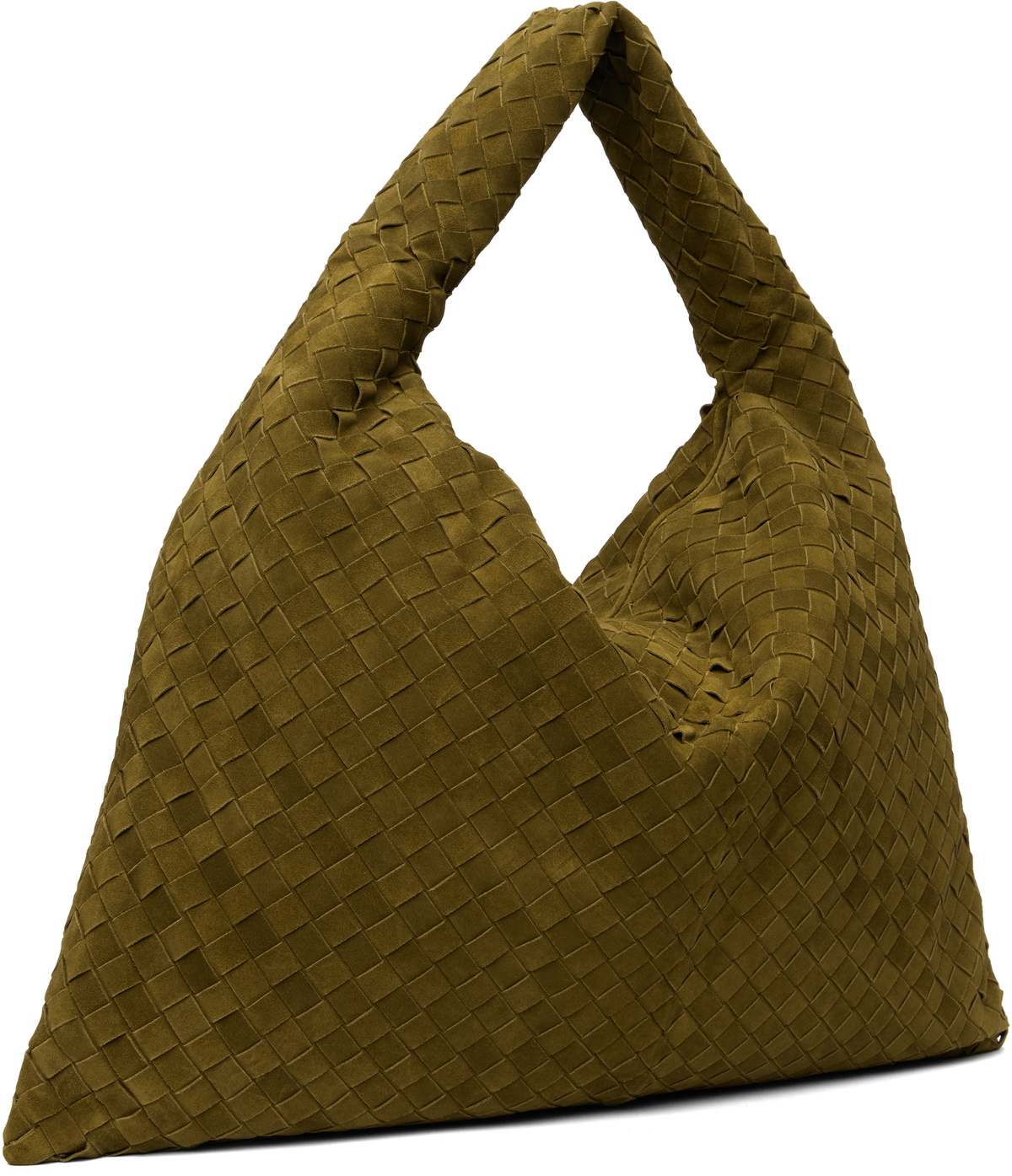 Bottega Veneta Khaki Large Hop Tote Bottega Veneta