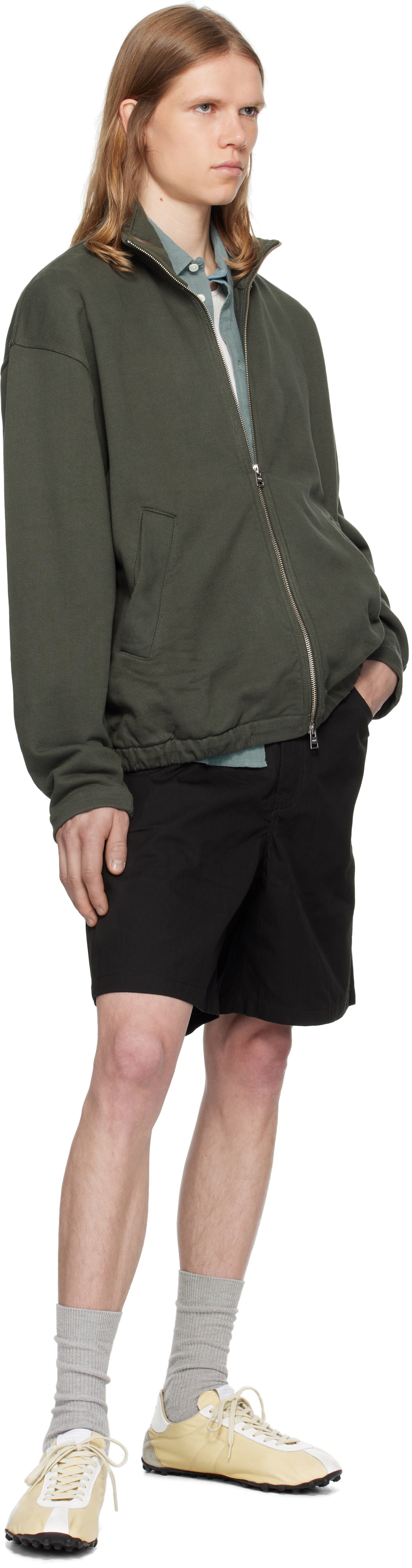 NORSE PROJECTS Black Ragnar Fine Broken Twill Shorts