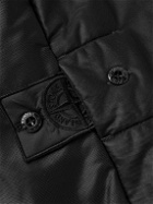 Stone Island Shadow Project - Logo-Appliquéd Padded Nylon-Canvas Jacket - Black
