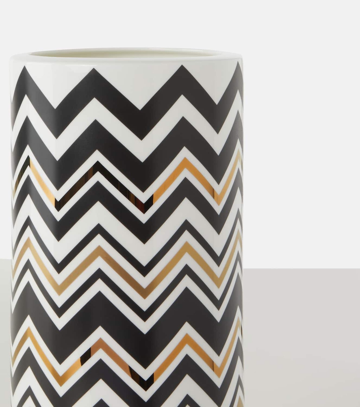 Missoni Zig Zag Gold Tall vase