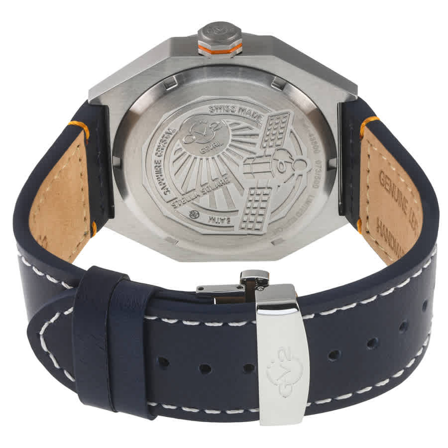 GV2 by Gevril Stella Solare Blue Dial Mens Watch 43800