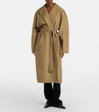 The Row Amapola silk trench coat