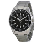 Bulova Marine Star Black Dial Stainless Steel Mens Watch 98B203