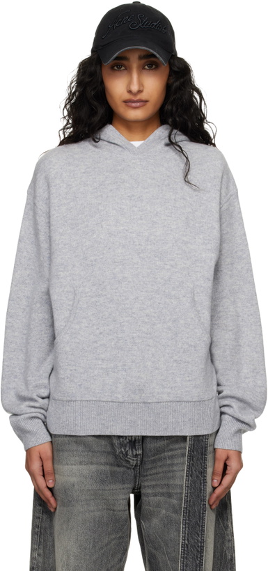 Photo: Acne Studios Gray Cashmere Hoodie