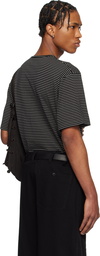 LEMAIRE Black Short Sleeve T-shirt