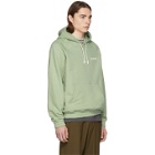Sunnei Green Classic Fit Hoodie